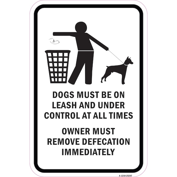 Signmission Safety Sign, 12 in Height, Aluminum, 18 in Length, 25247 A-1218-25247 - main
